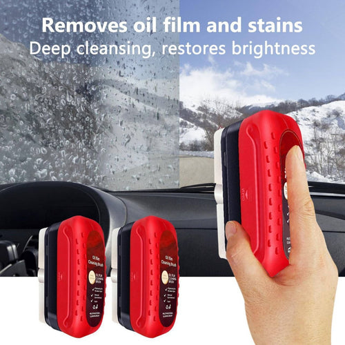 Brosse Nettoyante Anti-Film Gras pour Pare-Brise de Voiture