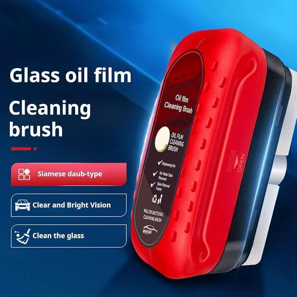 Brosse Nettoyante Anti-Film Gras pour Pare-Brise de Voiture