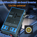 Convertisseur de Tension pour Voiture 12V/24V vers 220V – 4 Ports USB